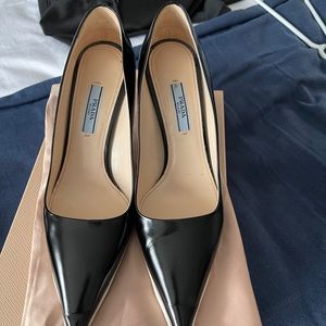 Prada low heeled pumps
